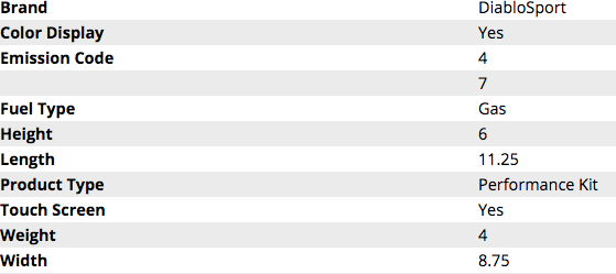DiabloSport inTune i3 w/ Modified PCM 2016 Challenger 5.7L/392/6.4L - Speedlogix
