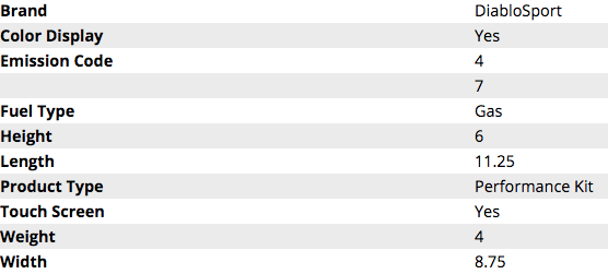 DiabloSport Trinity Platinum EX 2 w/ Modified PCM 2015 Challenger 5.7L/392/6.4L - Speedlogix