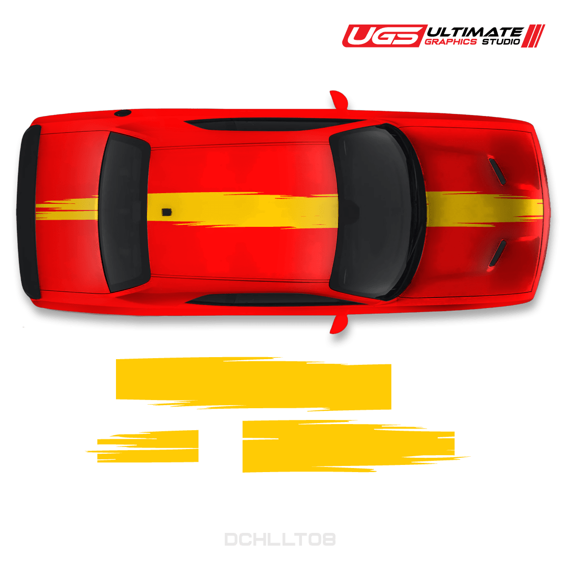 Dodge Challenger Top splash Stripe - Speedlogix