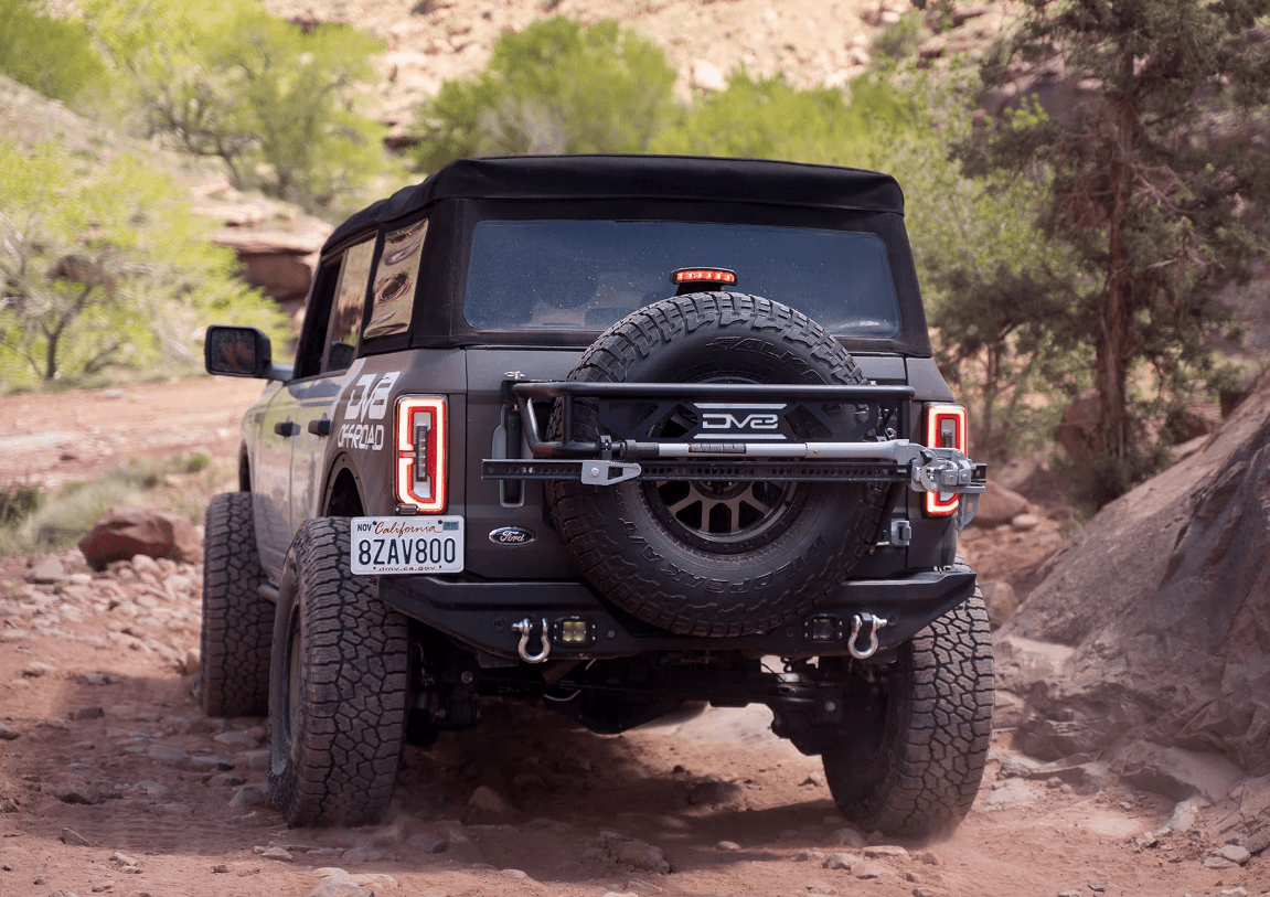 DV8 Offroad Spare Tire Guard & Accessory Mount 2021 - 2023 Bronco - Speedlogix