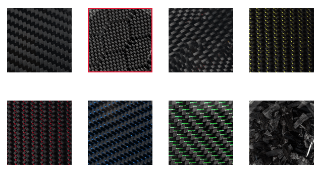 DynaCarbon 3 Piece Carbon Fiber Glove Box Handle Full Strip Kit 2015 - 2023 Challenger - Speedlogix