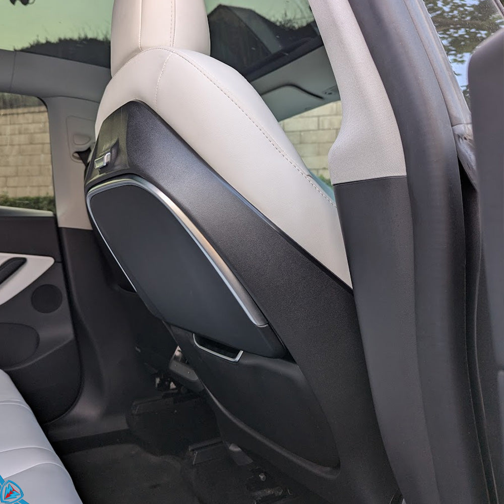 2017-2024 Tesla Model 3 / Y (MK1) Luxury Seat Back Replacement with Folding Table & Wireless Charging | E3Tuning