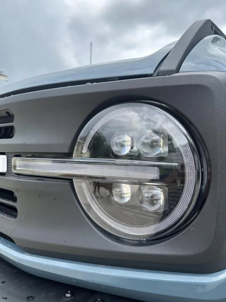 eXpert Signature Headlight Paint Protection Film (Clear PPF) - *2021+ Bronco - Speedlogix