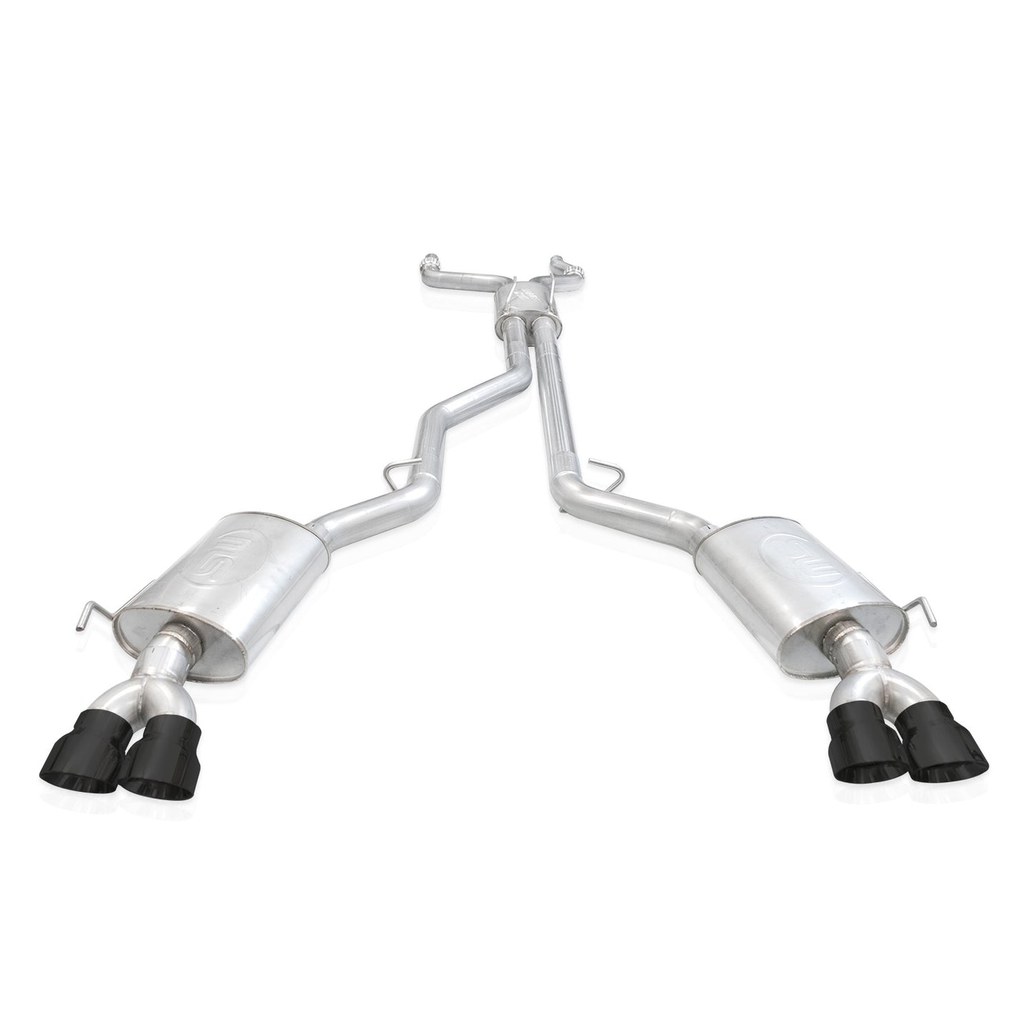 Stainless Works Cat-Back Exhaust, Black Tips 2020-2024 Explorer ST