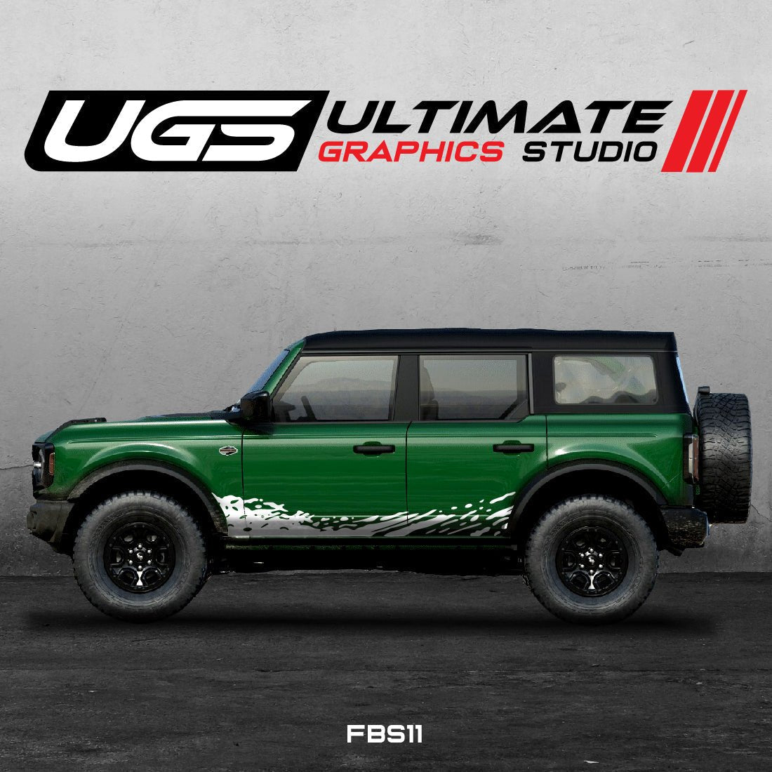 Ford Bronco Dirt Side Graphics - Speedlogix