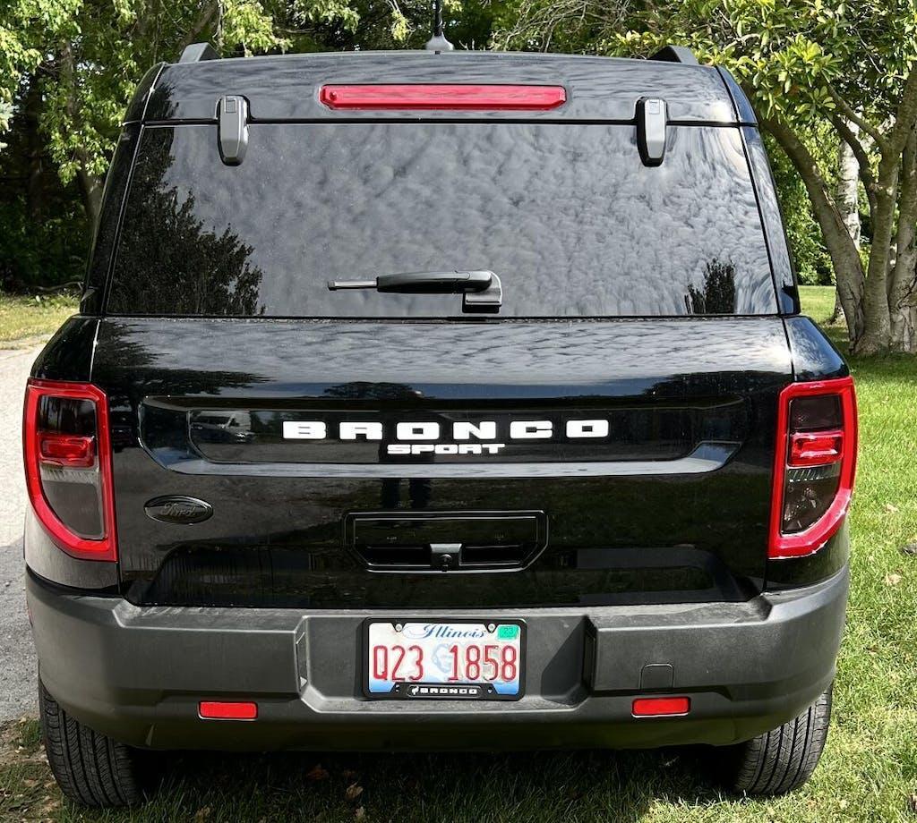 Ford Bronco Rear Oval Emblem Overlay (Tint or Solid) - 2021 - 2025 Bronco / Bronco Sport - Speedlogix