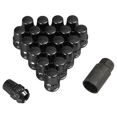 Gorilla Black Locking Lug Nuts (20) 2005-2023 Challenger/Charger