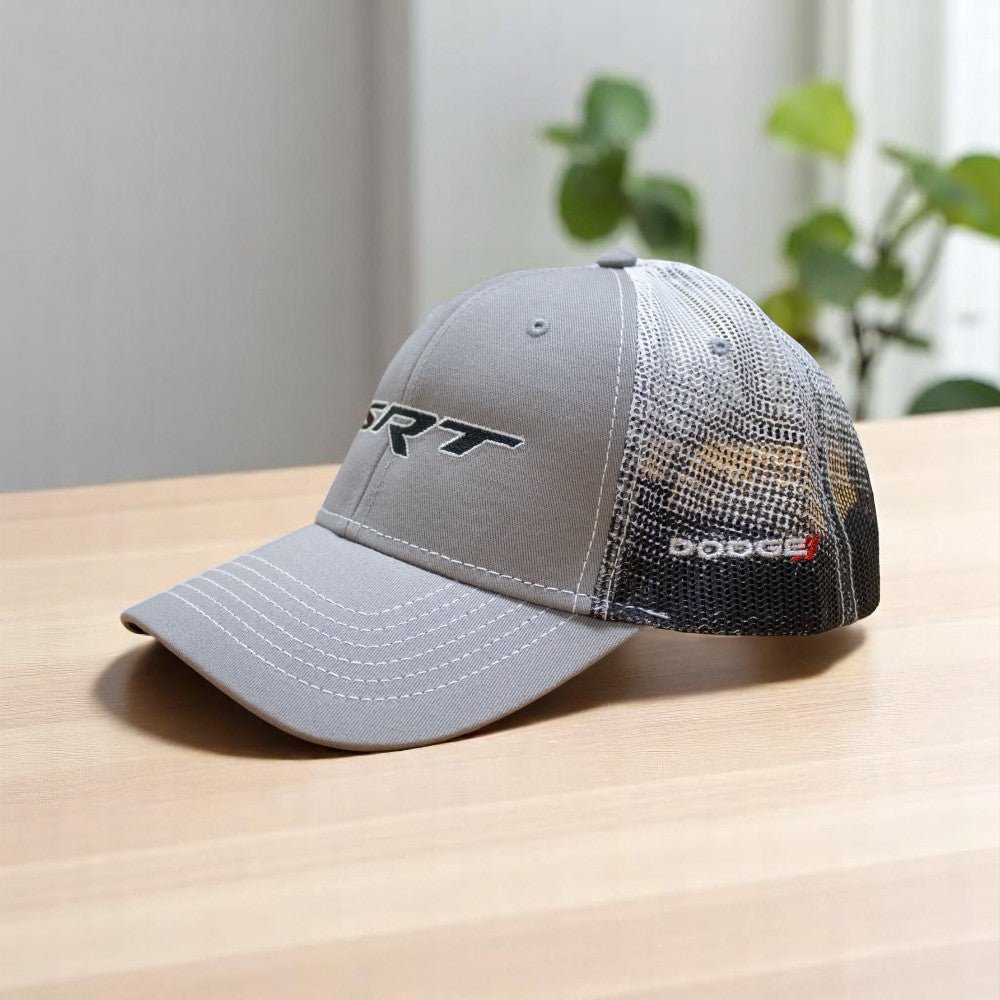 Hat - Dodge SRT Gravel SnapBack Trucker - Black/Grey/White - Speedlogix