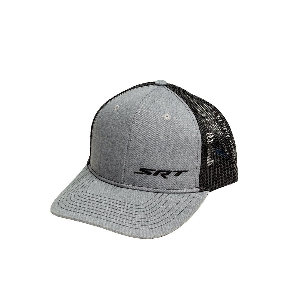 Hat - Dodge SRT SnapBack Trucker (Heather Grey/Black) - Speedlogix