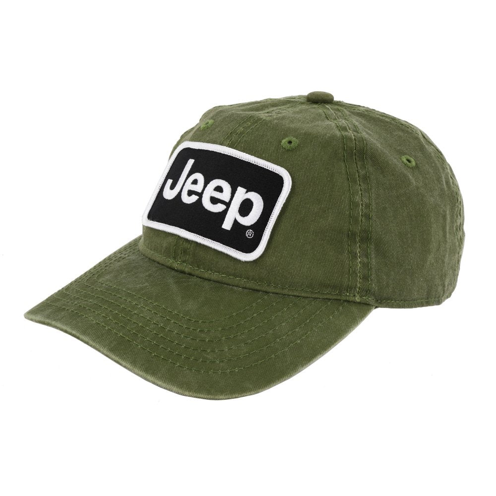 Hat - Jeep Chino Twill Patch - Light Olive - Speedlogix