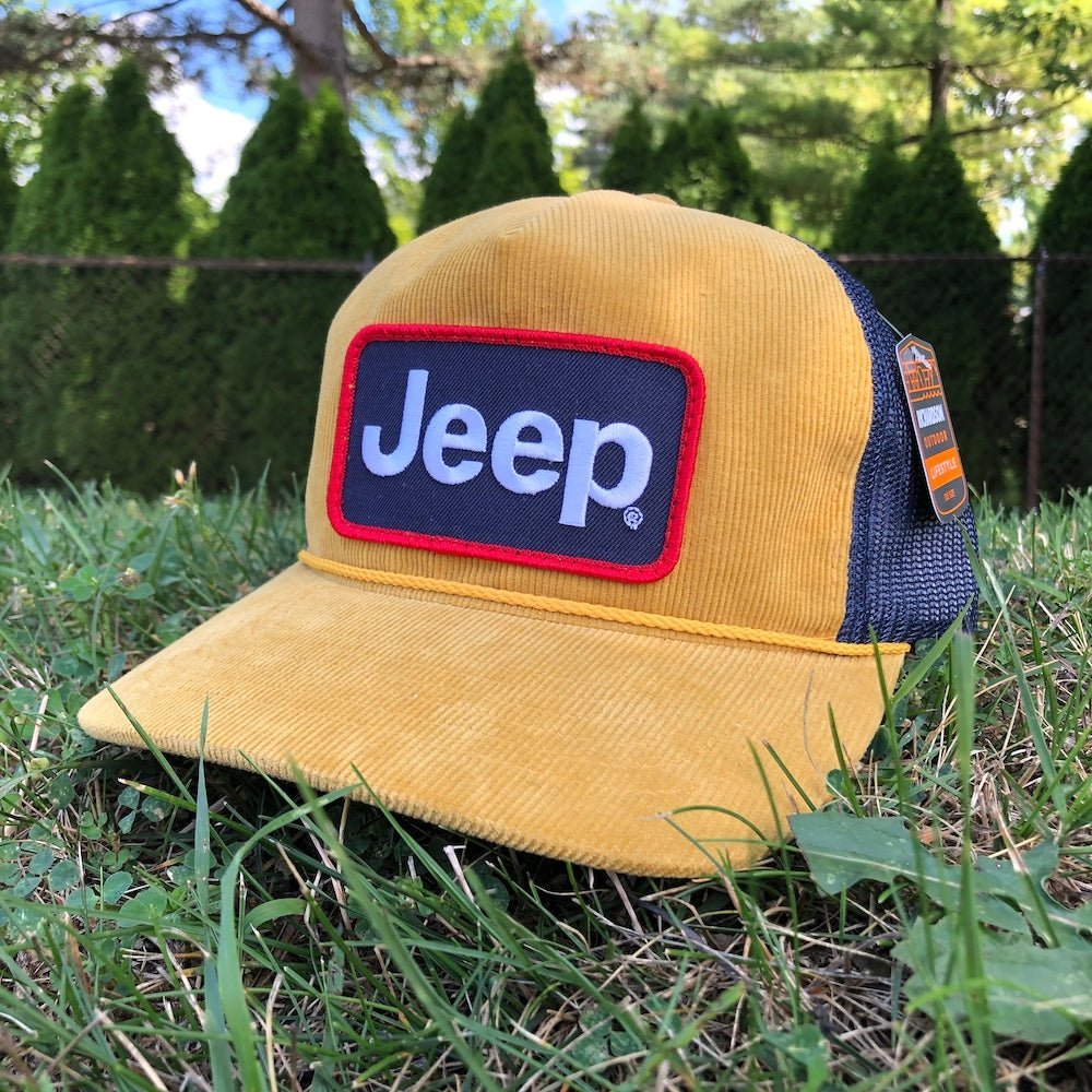 Hat - Jeep Richardson Troutdale Patch Amber Gold/Navy - Speedlogix