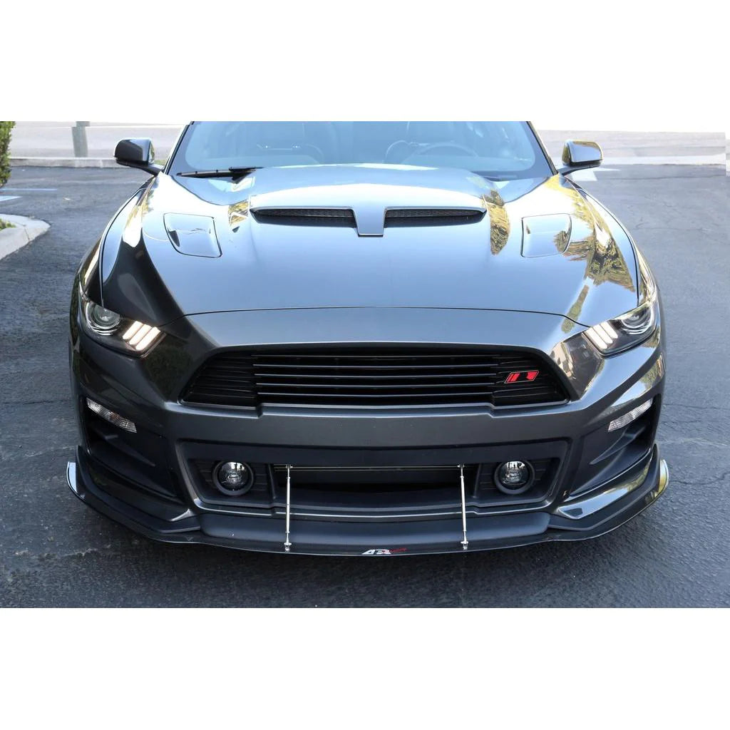 APR Performance Front Wind Splitter w/ Rods 2015-2017 Roush Mustang - Speedlogix