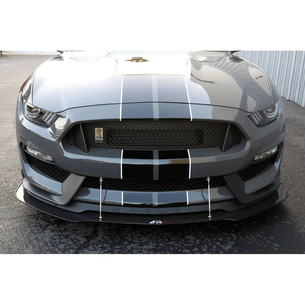 APR Performance Front Wind Splitter w/ Rods 2018-2023 Mustang GT350