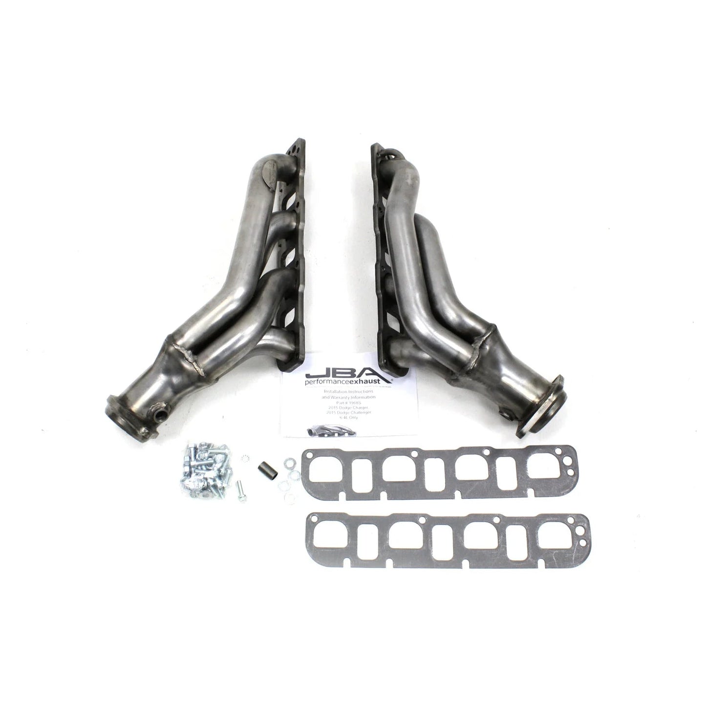 JBA Shorty Stainless Headers 2015 - 2023 Challenger/Charger 392/6.4L/6.2L - Speedlogix