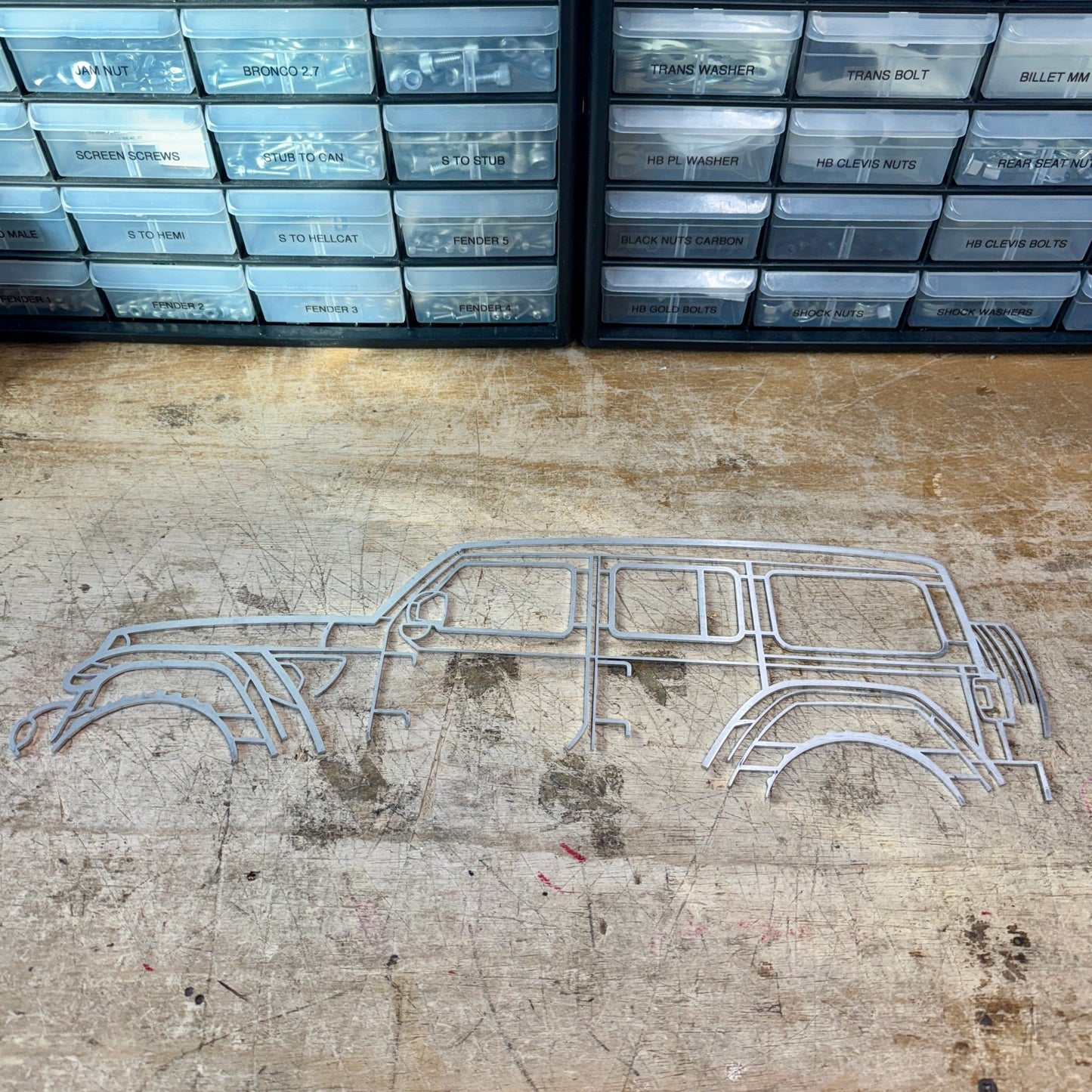 Jeep Aluminum Cut Out - Small - Speedlogix