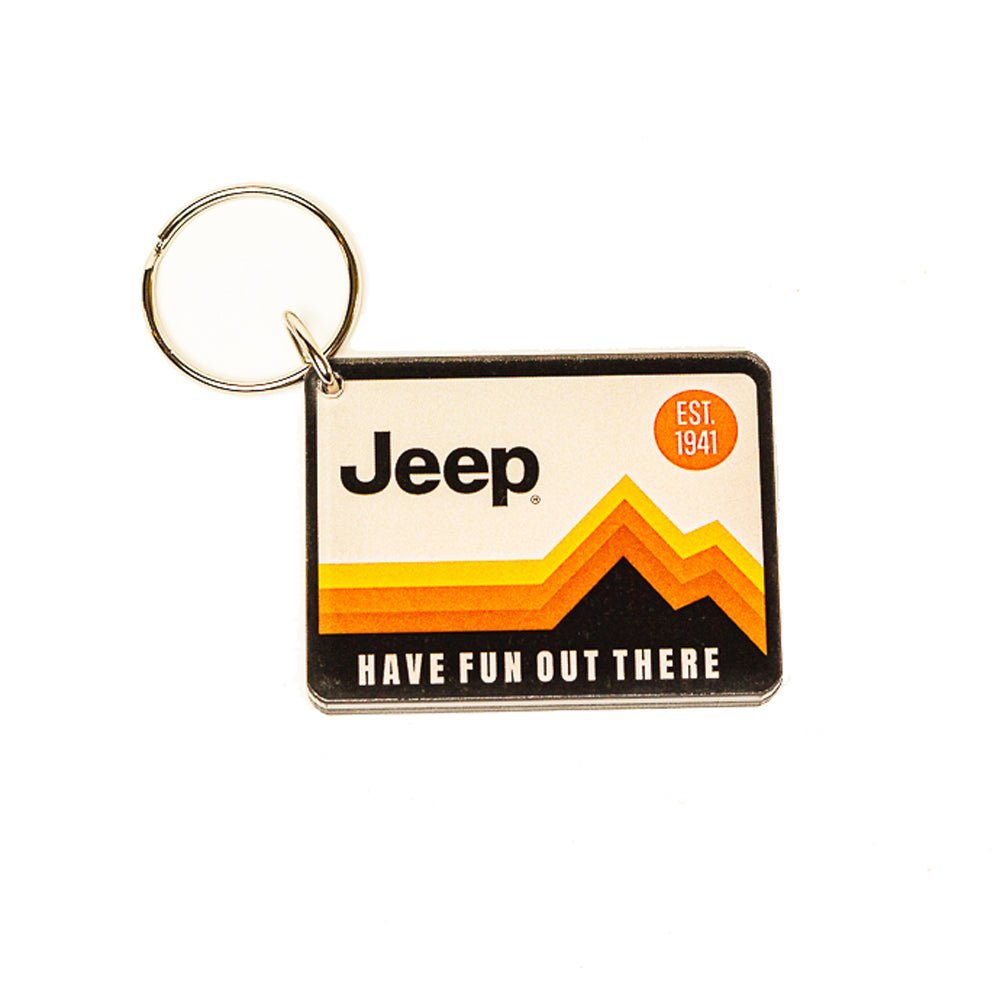 Keychain - Jeep Have Fun Out There (Acrylic) - Speedlogix