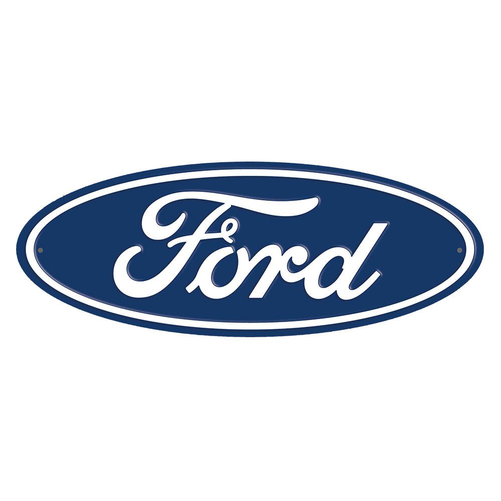 Metal Sign - Ford Oval Diecut - Speedlogix