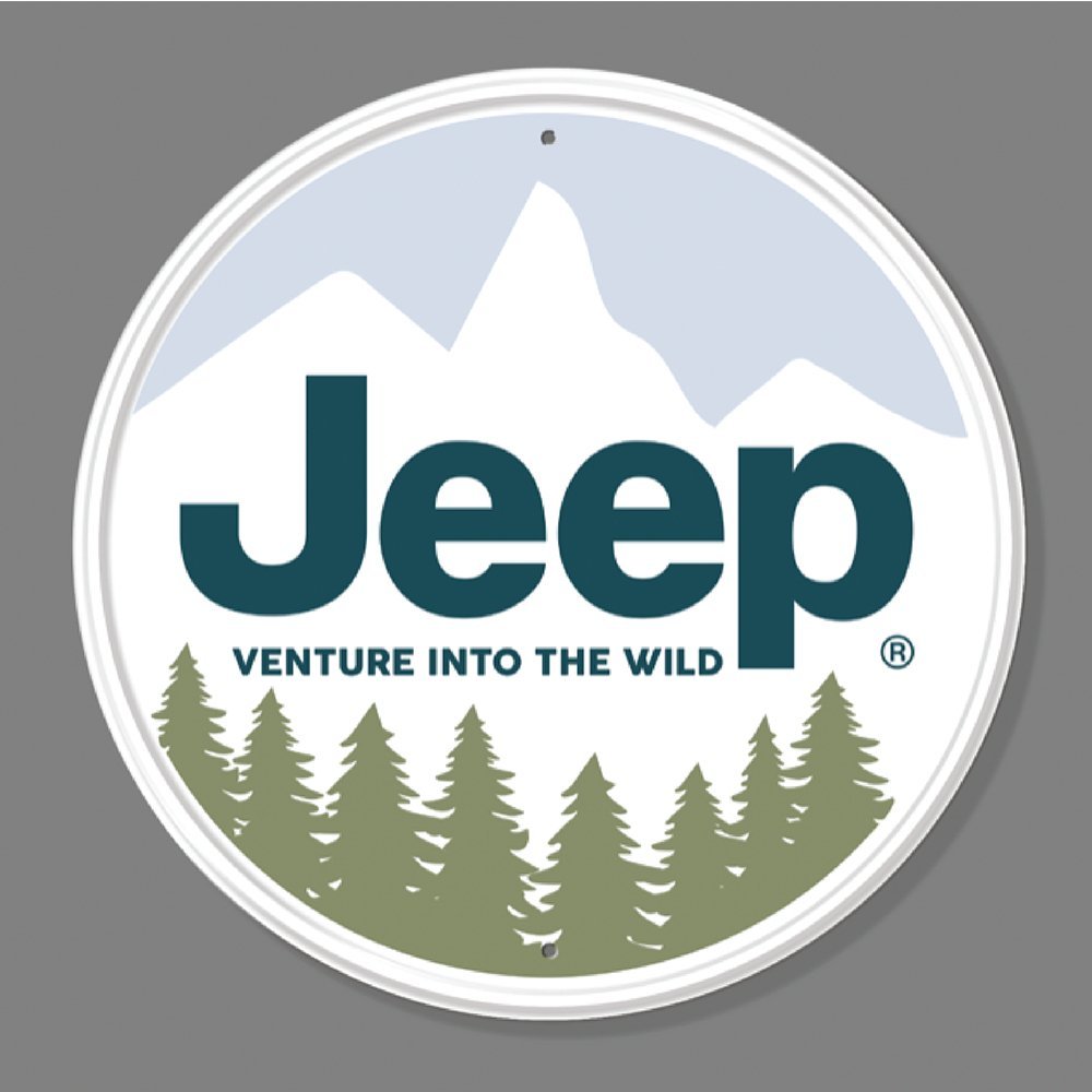 Metal Sign - Jeep Venture Into the Wild - Simple - Speedlogix
