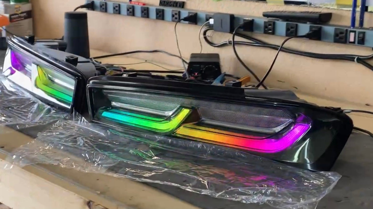 NTXGlow Color Shifting Tail Lights (2016 - 2018 Camaro) - Speedlogix