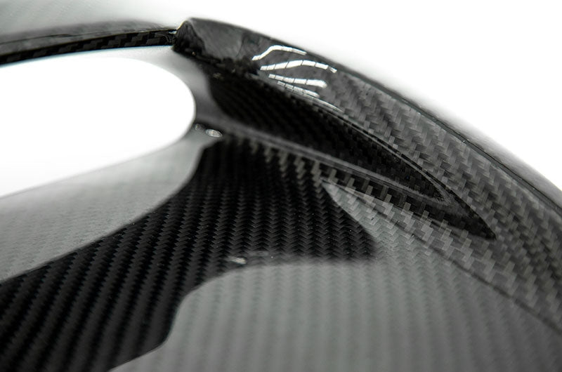 OLM A1 Aggressive Carbon Fiber Full Replacement Hood Scoop - 2015 - 2021 WRX / STI - Speedlogix