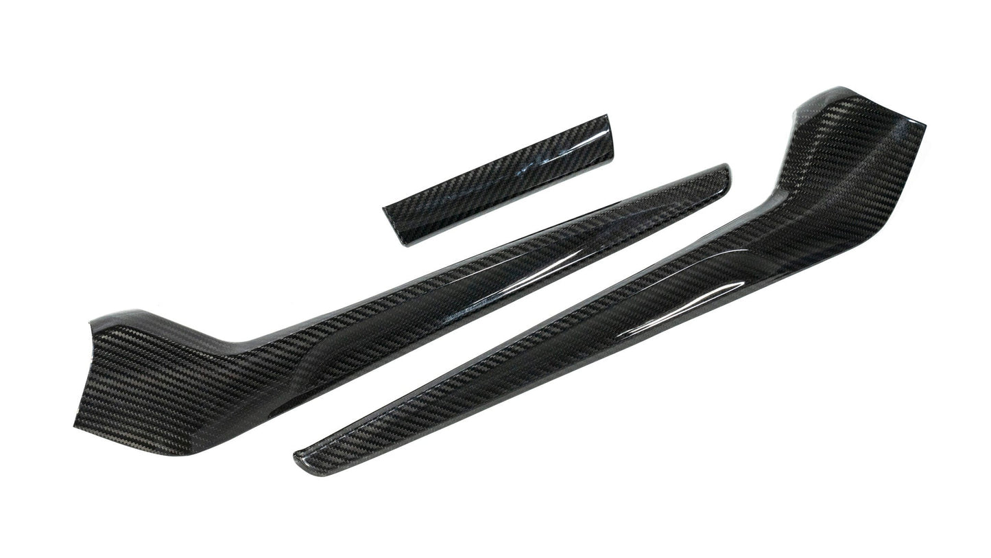 OLM LE Carbon Fiber Shift Panel Side Covers (3pc) - 2023+ Honda Civic FL5 Type R - Speedlogix