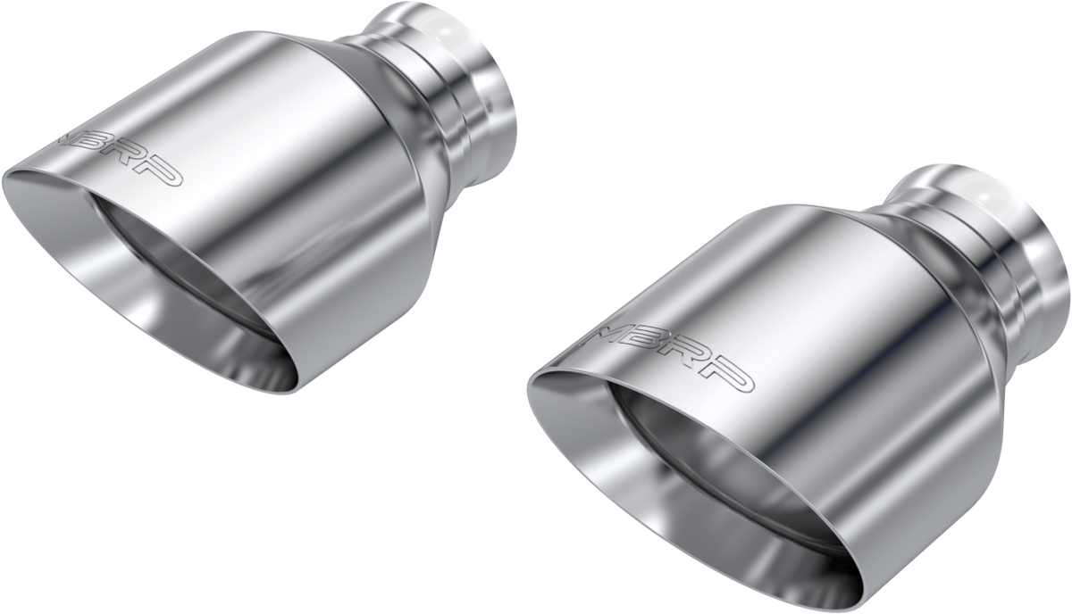 MBRP T304 Round Exhaust Tips 2018-2024 Charger/Durango 5.7L/392/6.4L/6.2L