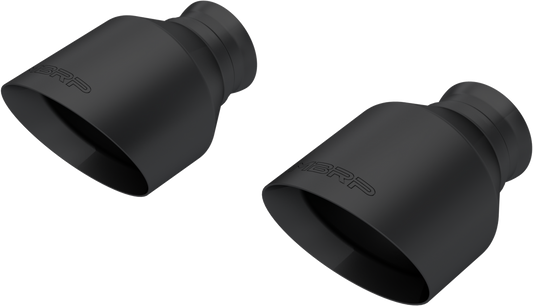 MBRP Black-Coated T304 Round Exhaust Tips 2018-2024 Charger/Durango 5.7L/392/6.4L/6.2L - Speedlogix
