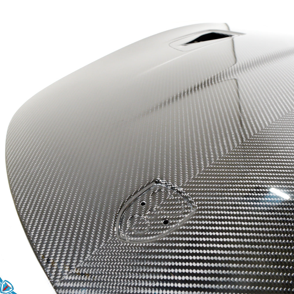 2013-2025 Porsche Boxster & Cayman (981/982) / 2012-2019 Porsche 911 (991.1/991.2) GT4 RS Style Pre-Preg Dry Carbon Fiber Hood | FYBR Aerodynamics