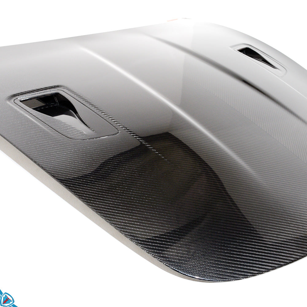 2013-2025 Porsche Boxster & Cayman (981/982) / 2012-2019 Porsche 911 (991.1/991.2) GT4 RS Style Pre-Preg Dry Carbon Fiber Hood | FYBR Aerodynamics