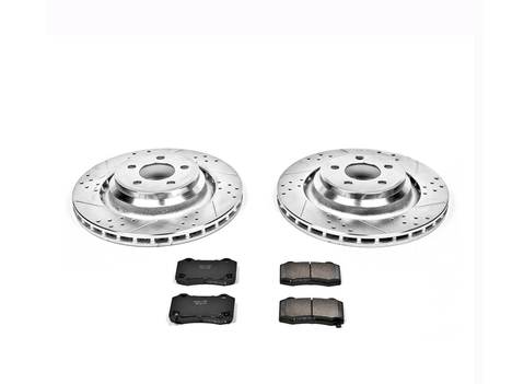 PowerStop Z23 Rear Brake Pad & Rotor Kit 2005 - 2023 Challenger/Charger (4 - Piston) - Speedlogix