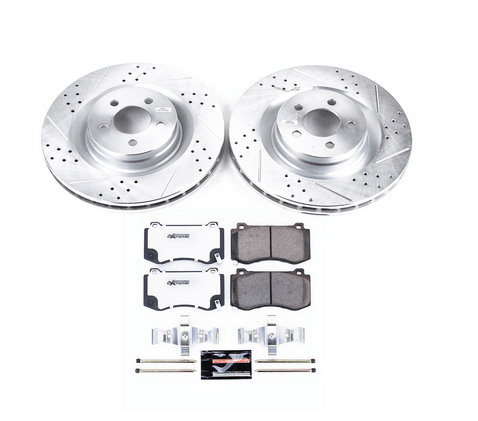 PowerStop Z26 Front Brake Pad & Rotor Kit 2005 - 2023 Challenger/Charger (4 - Piston) - Speedlogix