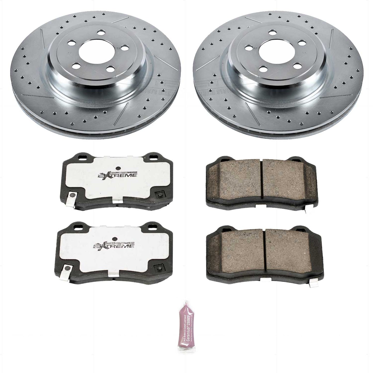 PowerStop Z26 Rear Brake Pad & Rotor Kit 2005 - 2023 Challenger/Charger 6.2L/392/6.4L - Speedlogix