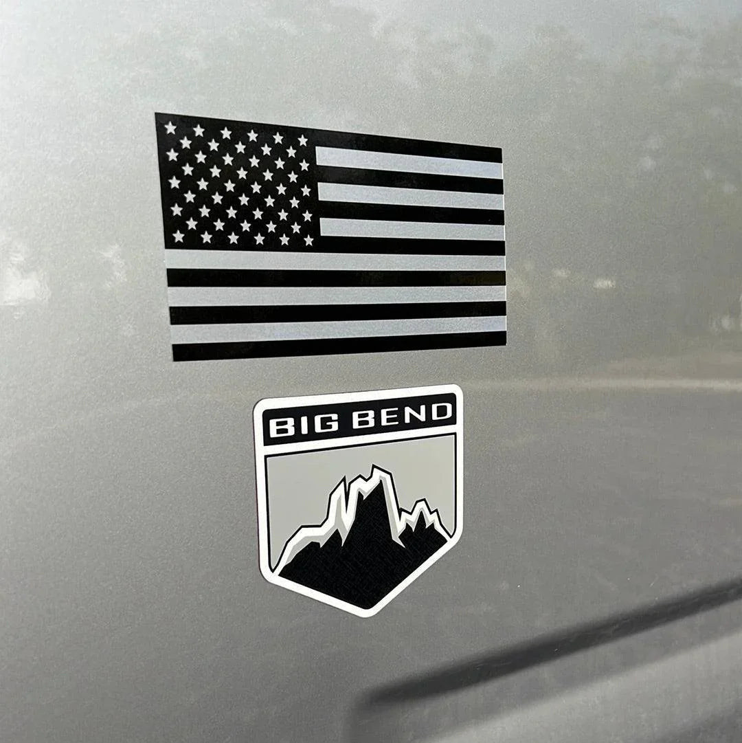 Printed Series American Flag Fender Stickers - 2021+ Bronco / Bronco Sport / Jeep / Universal - Speedlogix