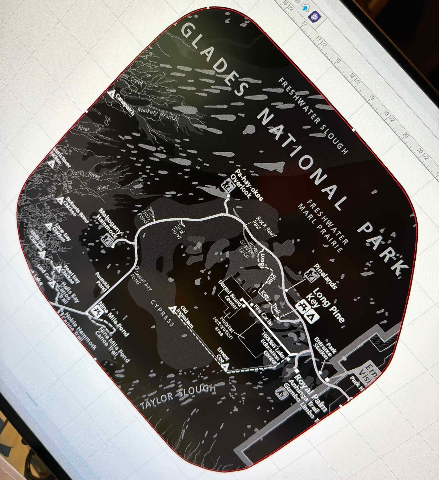 Printed Series Fuel Door Overlay - 2021+ Bronco - Speedlogix