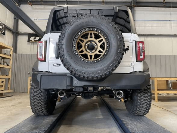 QTP Screamer Axle - Back, Stainless Tips 2021 - 2023 Bronco 2.3L/2.7L - Speedlogix