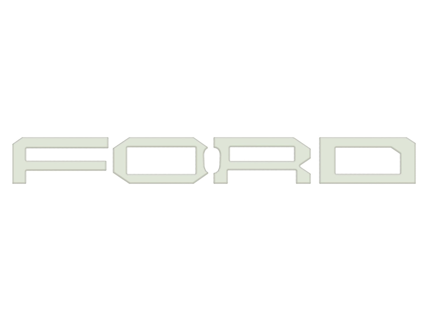 Raptor Front Grill Letter Overlays Fits 2022 - 2026 Ford Bronco - Speedlogix