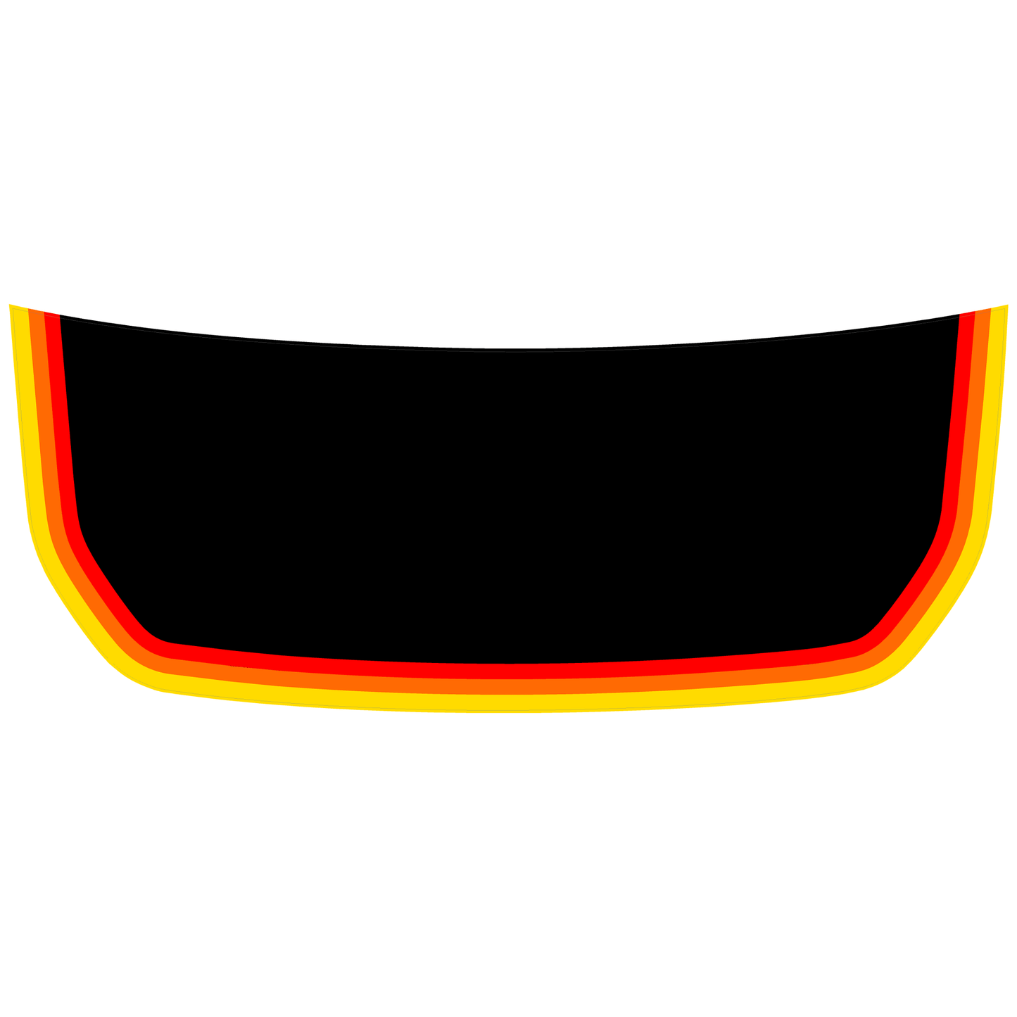 Retro Stripes Hood Overlay (Matte or Gloss) - 2021+ Bronco - Speedlogix