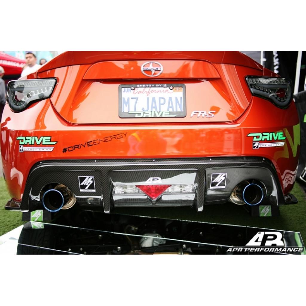 Scion FR - S/ Toyota GT86/ Subaru BRZ Carbon Fiber Rear Bumper Valance 2013 - 2016 - Speedlogix