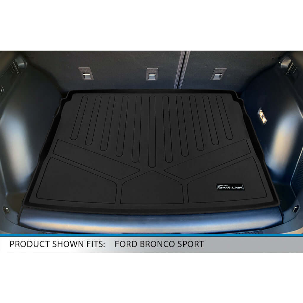 SMARTLINER Custom Fit Floor Liners For 2021 - 2025 Ford Bronco Sport - Speedlogix