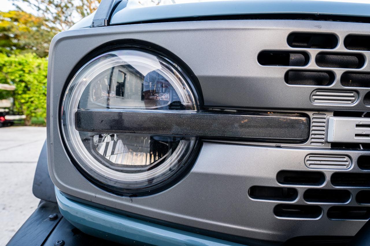 Smoked Signature DRL Bar Overlays - 2021+ Bronco (Signature Headlights) - Speedlogix