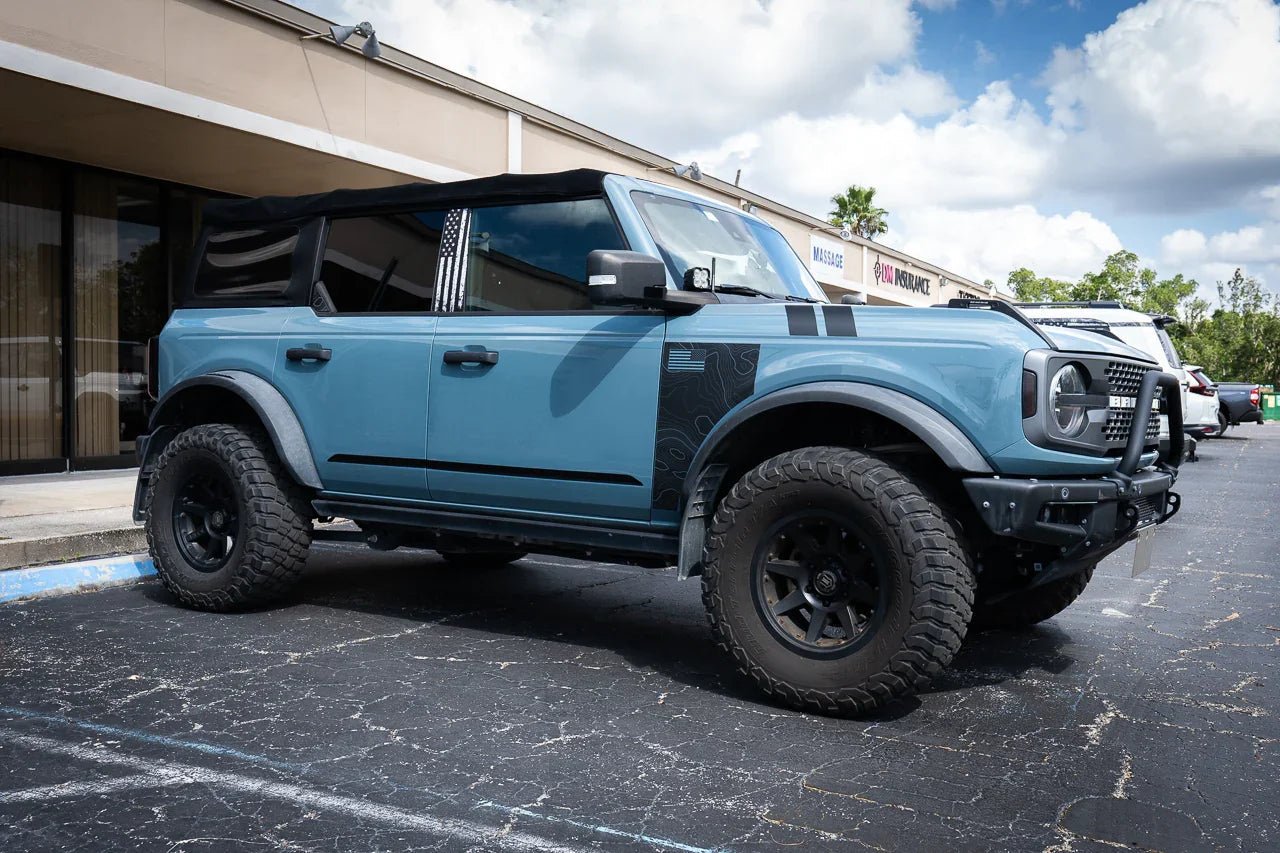 Solid Color Lower Door Spear Stripe Kit - 2021+ Bronco 4 Door - Speedlogix