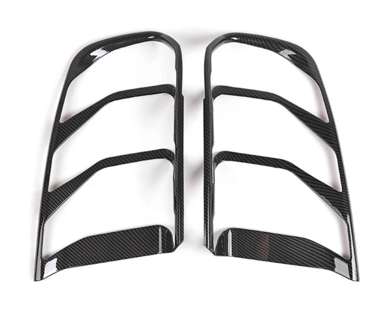 Speedlogix Carbon Print Rear Tail Light Covers 2018 - 2023 Mustang - Speedlogix
