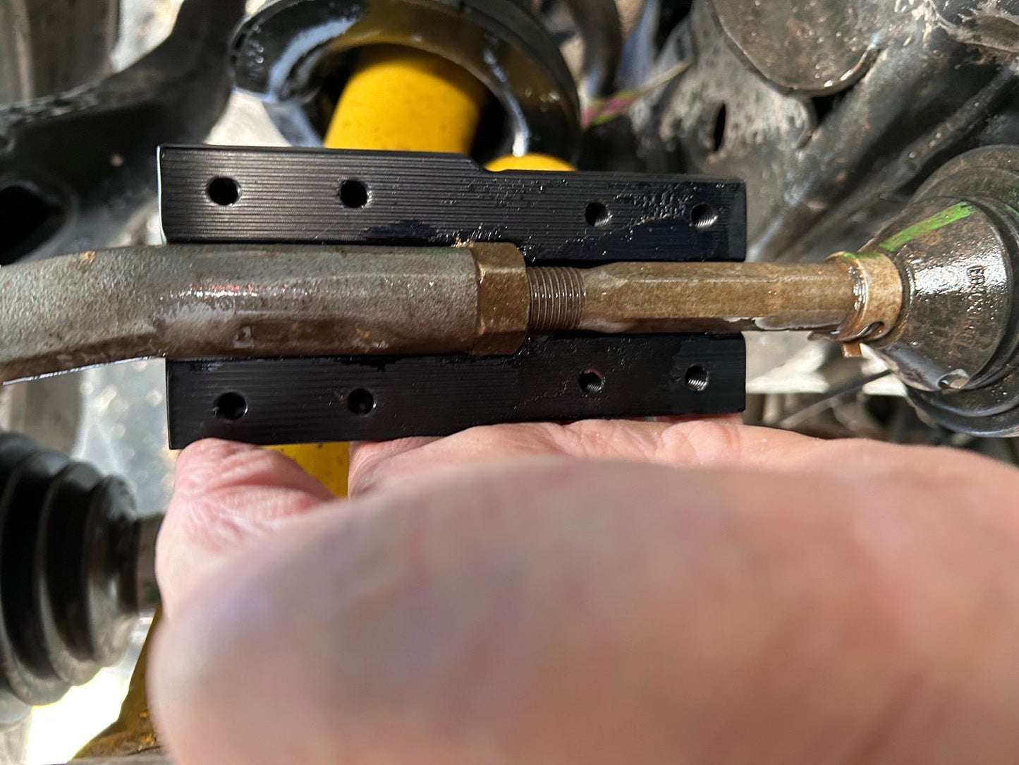 Speedlogix Heavy Duty Billet Tie Rod Brace 2021 - 2023 Bronco - Speedlogix