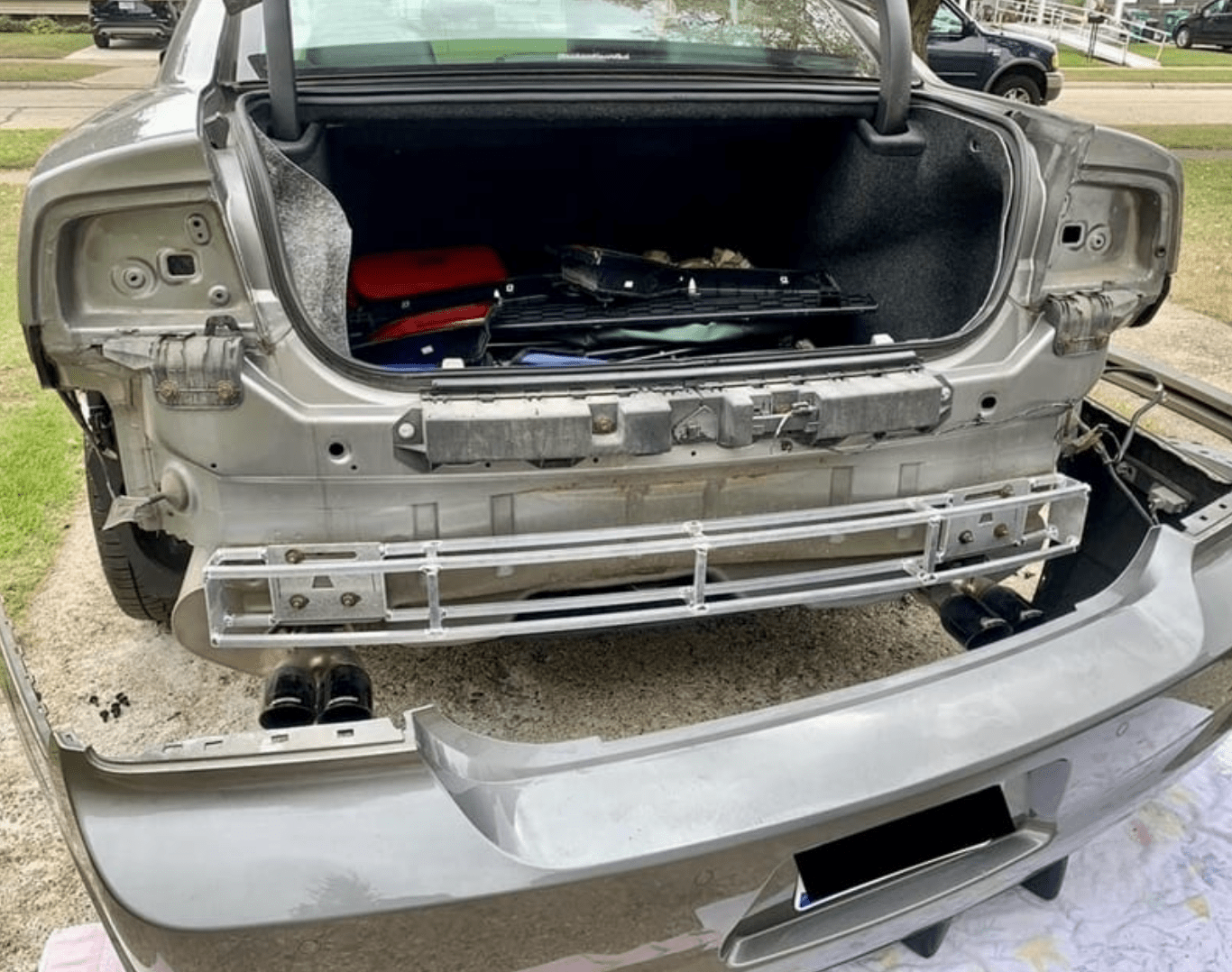 Speedlogix Lightweight Rear Bumper Support 2005 - 2023 Challenger/Charger - Speedlogix