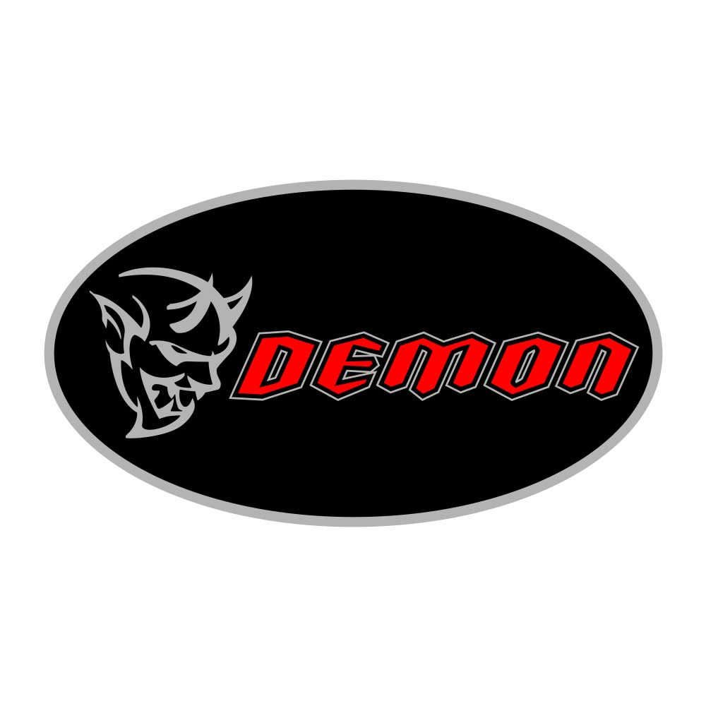 Sticker - Dodge Demon Oval - Speedlogix