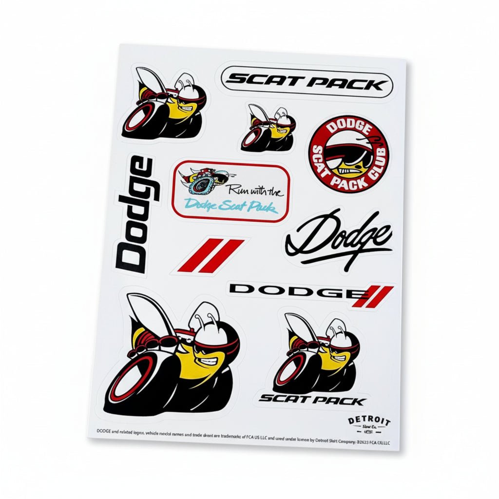 Sticker - Dodge Scat Pack - Sheet - Speedlogix