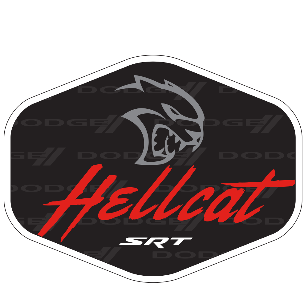 Sticker - Dodge SRT Hellcat Hex - Speedlogix