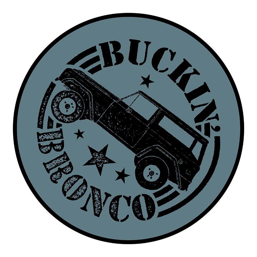Sticker - Ford Buckin' Bronco - Round - Speedlogix