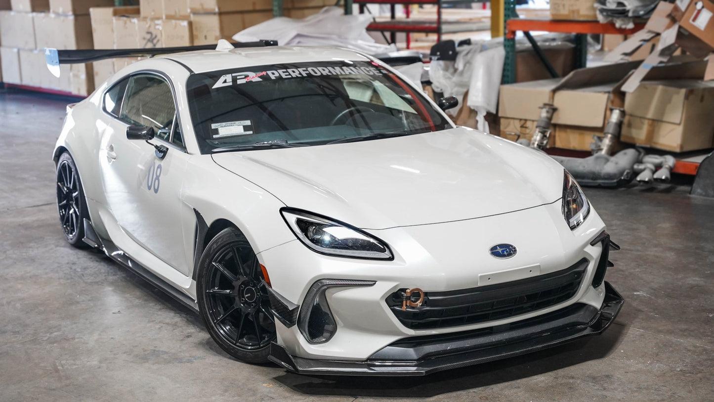 Subaru BRZ Carbon Fiber Front Bumper Canard Set 2022 - 2024 - Speedlogix