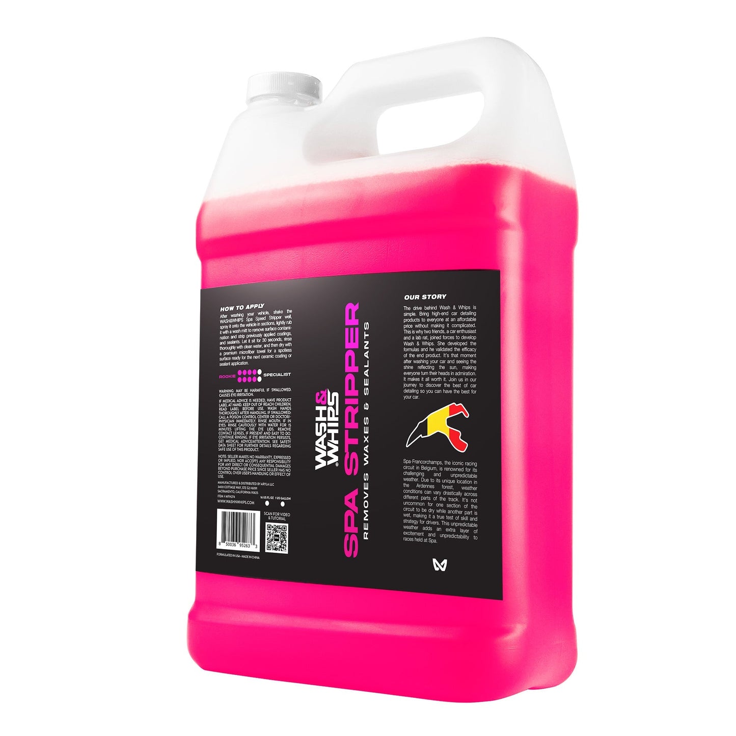 WASH&WHIPS SPA Stripper - Removes Waxes & Sealants - Speedlogix